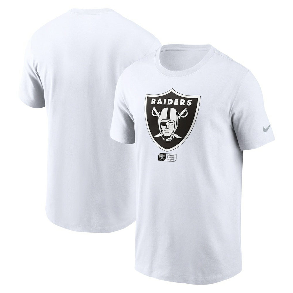 Las Vegas Raiders Faded Essential T-Shirt - White | Nike outlet