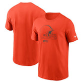 Cleveland Browns Faded Essential T-Shirt - Orange | Nike for sale