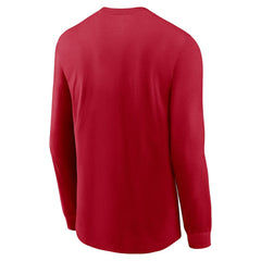 San Francisco 49ers All Out Long Sleeve T-Shirt - Scarlet | Nike online