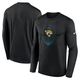 Jacksonville Jaguars Icon Legend Performance Long Sleeve T-Shirt - Black | Nike online