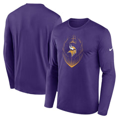 Minnesota Vikings Icon Legend Performance Long Sleeve T-Shirt - Purple | Nike sale