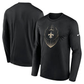 New Orleans Saints Icon Legend Performance Long Sleeve T-Shirt - Black | Nike online