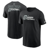 Las Vegas Raiders Outline T-Shirt - Black | Nike on sale