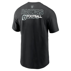 Las Vegas Raiders Outline T-Shirt - Black | Nike on sale
