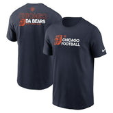 Chicago Bears Outline T-Shirt - Navy | Nike online
