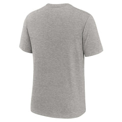 Los Angeles Chargers Overlap Lockup Tri-Blend T-Shirt - Heather Gray | Nike on sale