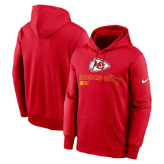 Kansas City Chiefs Performance Pullover Hoodie - Red | Nike online