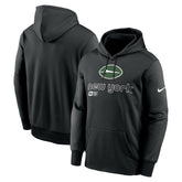 New York Jets Performance Pullover Hoodie - Black | Nike online