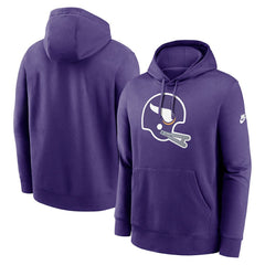 Minnesota Vikings Rewind Club Logo Pullover Hoodie - Purple | Nike discount