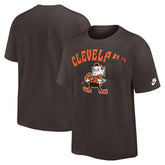 Cleveland Browns Rewind Heavy Max90 Pocket T-Shirt - Brown | Nike outlet