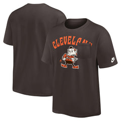 Cleveland Browns Rewind Heavy Max90 Pocket T-Shirt - Brown | Nike outlet
