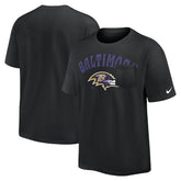 Baltimore Ravens Rewind Heavy Max90 Pocket T-Shirt - Black | Nike on sale