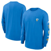 Los Angeles Chargers Rewind Heavy Max90 Pocket Long Sleeve T-Shirt - Powder Blue | Nike for sale