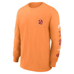 Tampa Bay Buccaneers Rewind Heavy Max90 Pocket Long Sleeve T-Shirt - Orange | Nike for sale