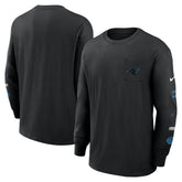 Carolina Panthers Rewind Heavy Max90 Pocket Long Sleeve T-Shirt - Black | Nike for sale