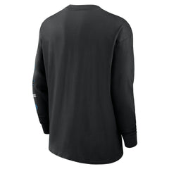 Carolina Panthers Rewind Heavy Max90 Pocket Long Sleeve T-Shirt - Black | Nike for sale
