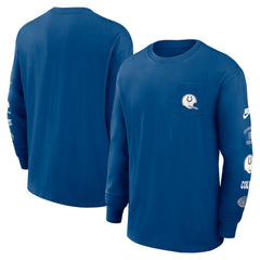 Indianapolis Colts Rewind Heavy Max90 Pocket Long Sleeve T-Shirt - Royal | Nike cheap