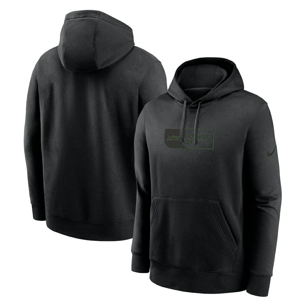 New York Jets Edge Pack French Terry Club Pullover Hoodie - Black | Nike online