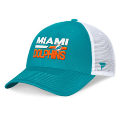 Miami Dolphins Upper Trucker Adjustable Hat - Aqua/White outlet
