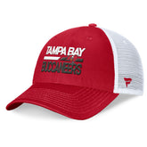 Tampa Bay Buccaneers Upper Trucker Adjustable Hat - Red/White online