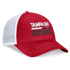 Tampa Bay Buccaneers Upper Trucker Adjustable Hat - Red/White online