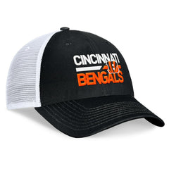 Cincinnati Bengals Upper Trucker Adjustable Hat - Black/White on sale