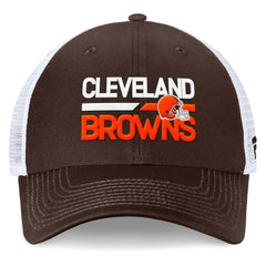 Cleveland Browns Upper Trucker Adjustable Hat - Brown/White cheap