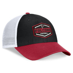 Atlanta Falcons Bench Trucker Adjustable Hat - Black/Red for sale