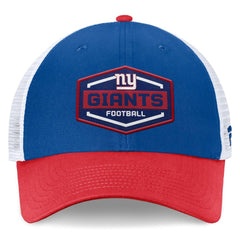 New York Giants Bench Trucker Adjustable Hat - Royal/Red outlet