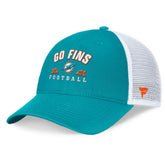 Miami Dolphins Timeout Trucker Adjustable Hat - Aqua online