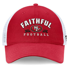 San Francisco 49ers Timeout Trucker Adjustable Hat - Scarlet on sale