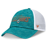 Miami Dolphins Challenge Trucker Adjustable Hat - Heather Aqua sale