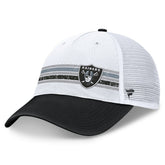 Las Vegas Raiders Flawless Stripe Adjustable Hat - White/Black outlet