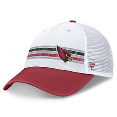 Arizona Cardinals Flawless Stripe Adjustable Hat - White/Cardinal sale