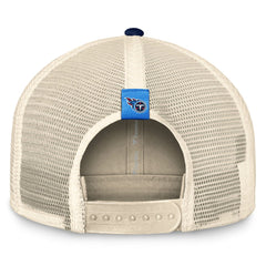 Tennessee Titans Diamond Stripe Trucker Adjustable Hat - Natural/Navy outlet