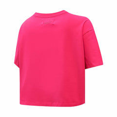 San Francisco Giants Pro Standard Women's Triple Pink Boxy Cropped T-Shirt - Pink