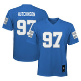 Aidan Hutchinson Detroit Lions Youth Replica Player Jersey - Blue outlet