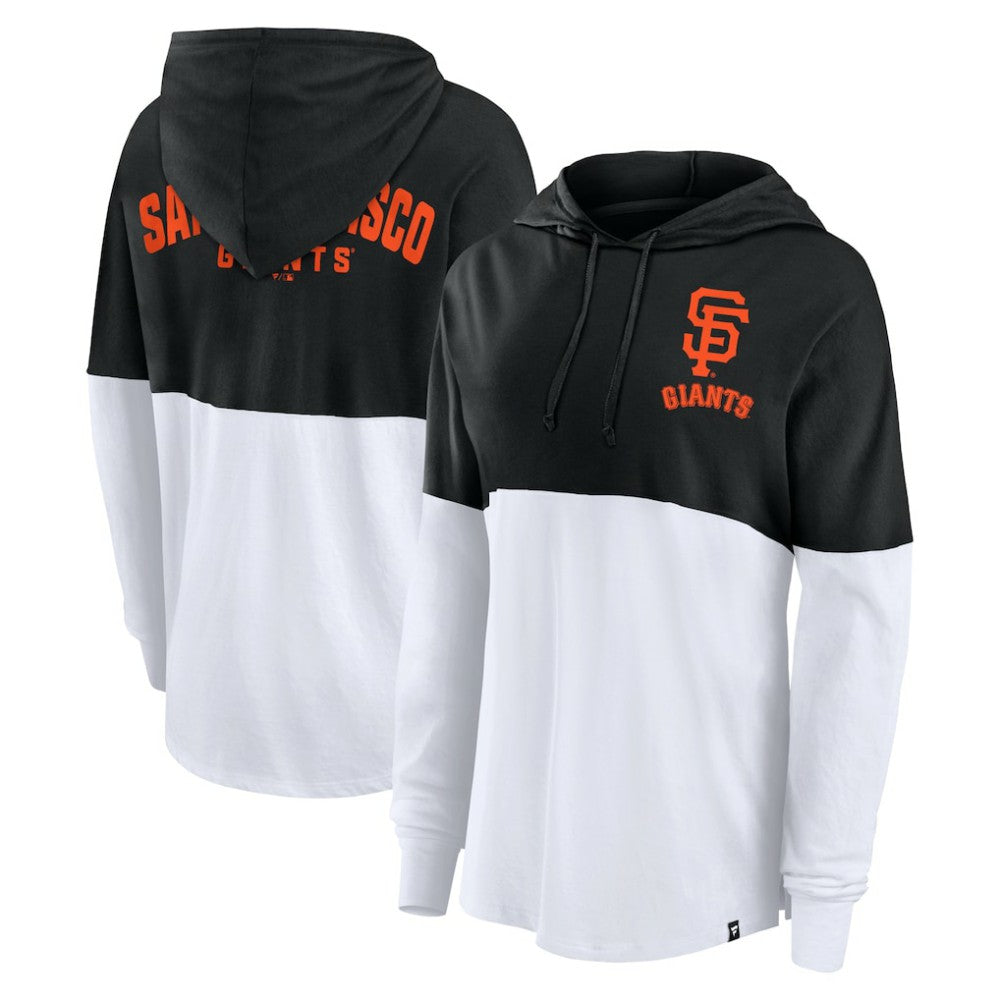 San Francisco Giants Women's Backup Option Pullover Hoodie - Black/White