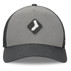 Chicago White Sox A-Frame Trucker Adjustable Hat - Gray/Graphite