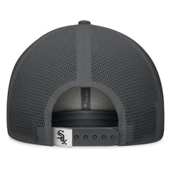Chicago White Sox A-Frame Trucker Adjustable Hat - Gray/Graphite