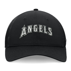 Los Angeles Angels Spacer Mesh Flex Hat - Black