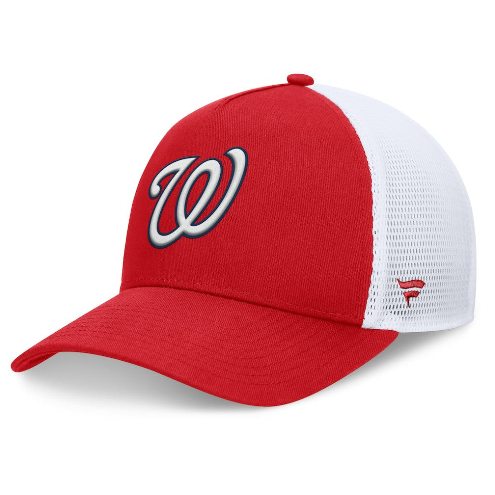 Washington Nationals Fundamental A-Frame Adjustable Hat - Red