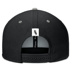 Chicago White Sox Fundamental Bold Snapback Hat - Black/Gray