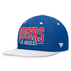Los Angeles Dodgers Fundamental Bold Snapback Hat - Royal/White