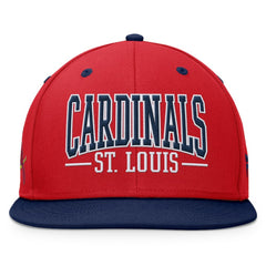 St. Louis Cardinals Fundamental Bold Snapback Hat - Red/Navy