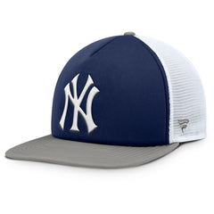 New York Yankees Fundamental Foam Front Snapback Hat - Navy/White