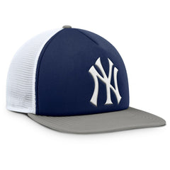 New York Yankees Fundamental Foam Front Snapback Hat - Navy/White