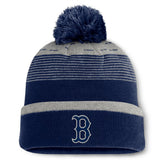 Boston Red Sox Fundamental Gradient Cuffed Knit Hat with Pom - Navy