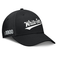 Chicago White Sox Fundamental Tag Flex Hat - Black