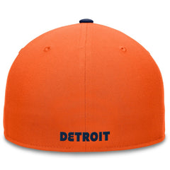 Detroit Tigers Fundamental Two-Tone Fitted Hat - Orange